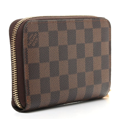Louis Vuitton Damier Ebene Zippy Compact Wallet 2 of 8