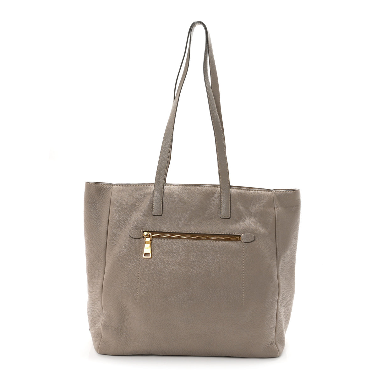 Vitello Daino Shopping Tote Argilla