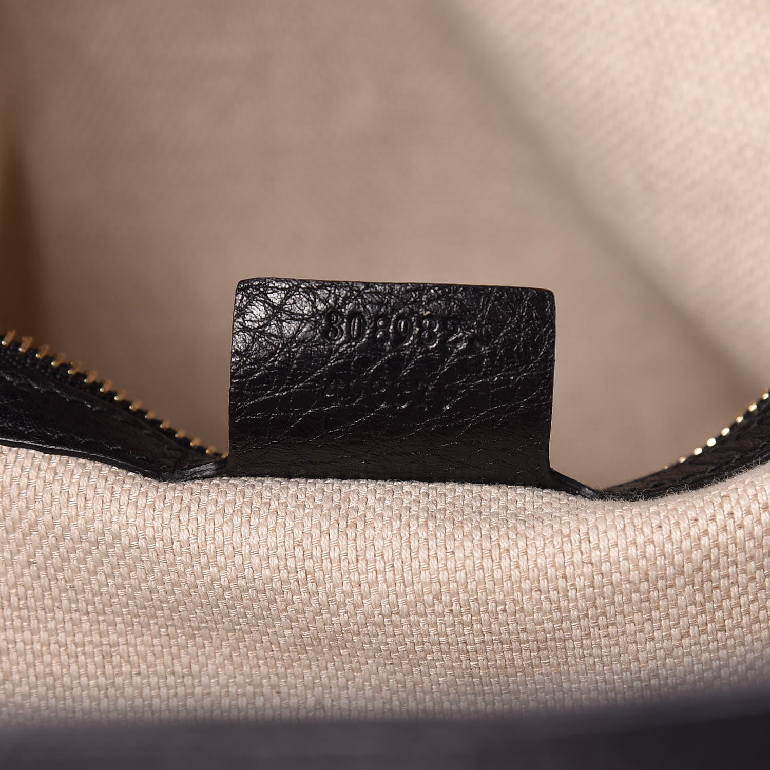 Gucci Pebbled Calfskin Medium Soho Chain Shoulder Bag Black 10 of 12