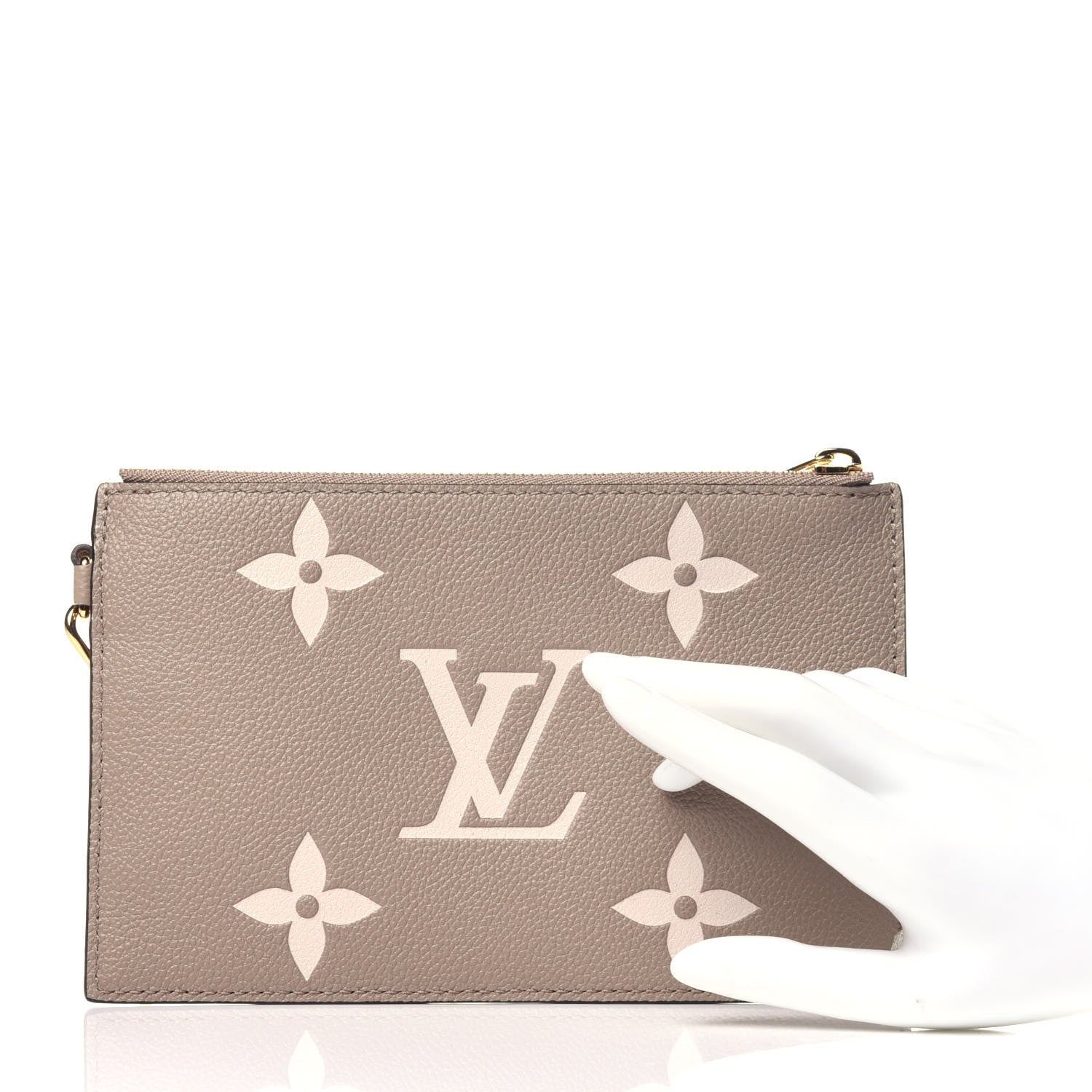 Louis Vuitton Empreinte Monogram Giant Neonoe MM Pochette Tourterelle Creme 2 of 10