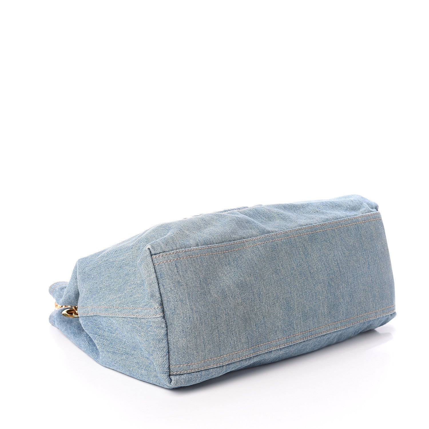 Gucci Denim Medium Soho Chain Shoulder Bag Blue 3 of 8