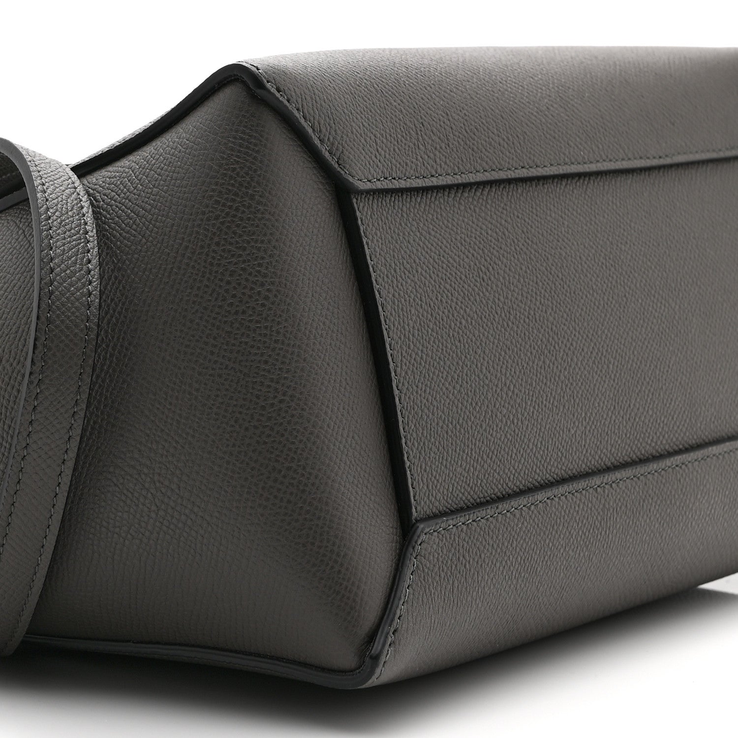 Celine Grained Calfskin Micro Belt Bag Grey 10 of 11