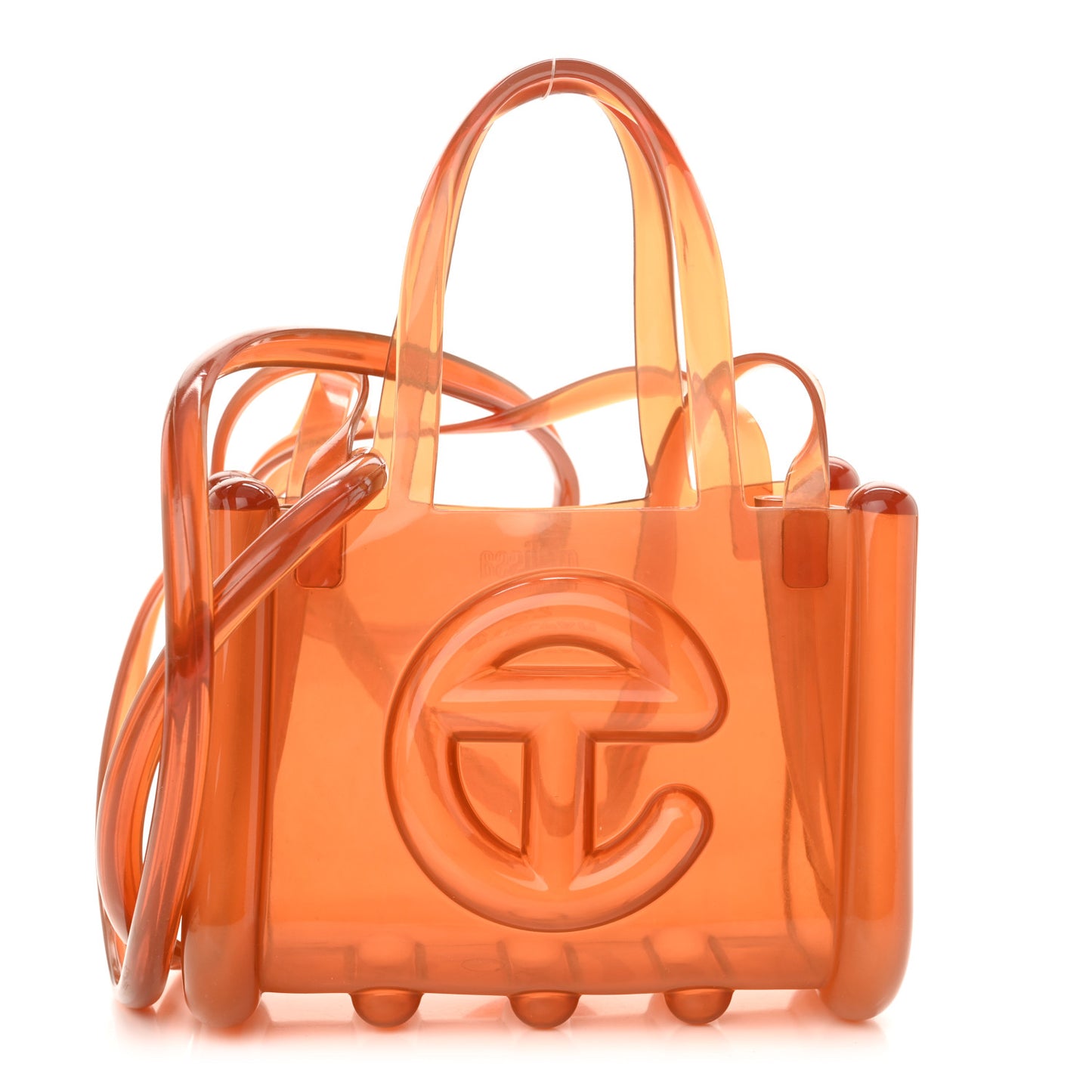 x MELISSA Jelly Small Shopping Bag Clear Brown