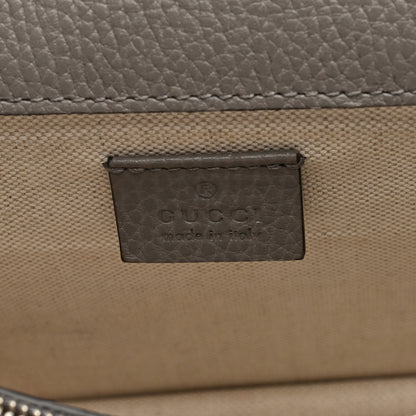 Gucci Pebbled Calfskin Small Dionysus Shoulder Bag Dusty Grey 6 of 10