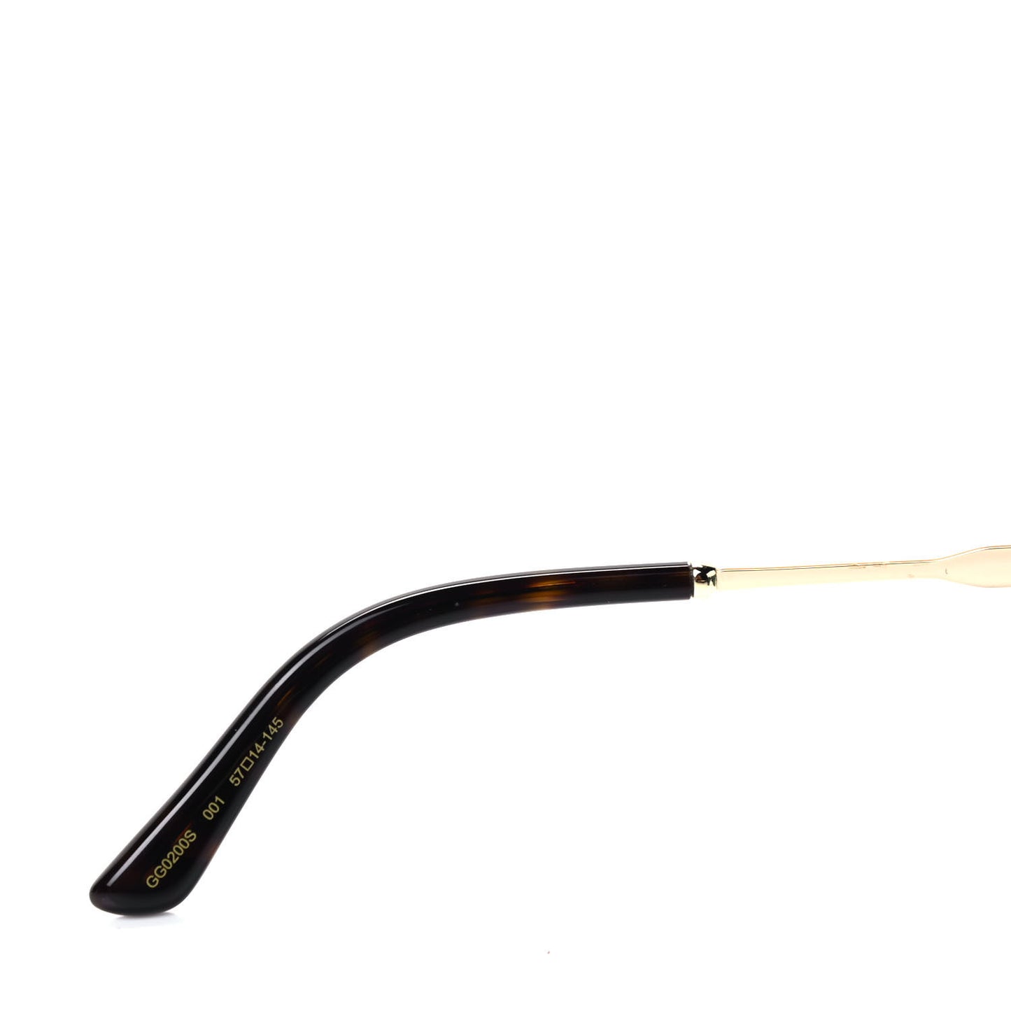 Squared Aviator GG Sunglasses GG0200S Black