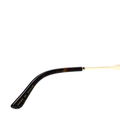 Gucci Squared Aviator GG Sunglasses GG0200S Black 4 of 6