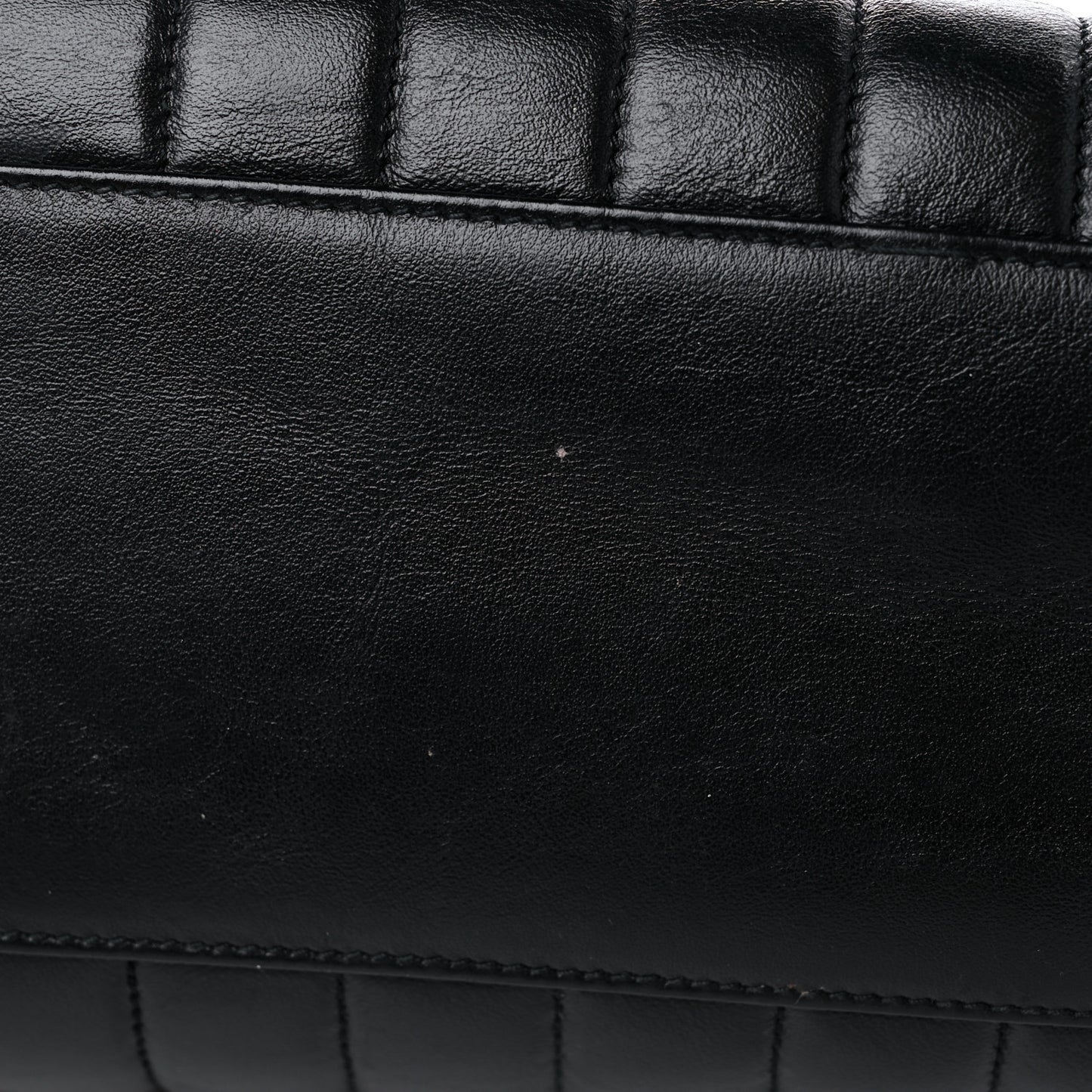 Calfskin Y Quilted Monogram Medium Loulou Chain Satchel Black
