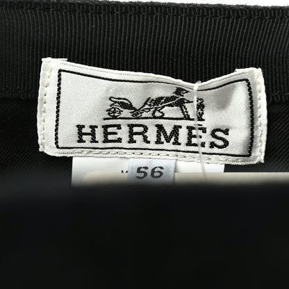 Hermes Wool Davis Varsity Cap 56 Black 7 of 9