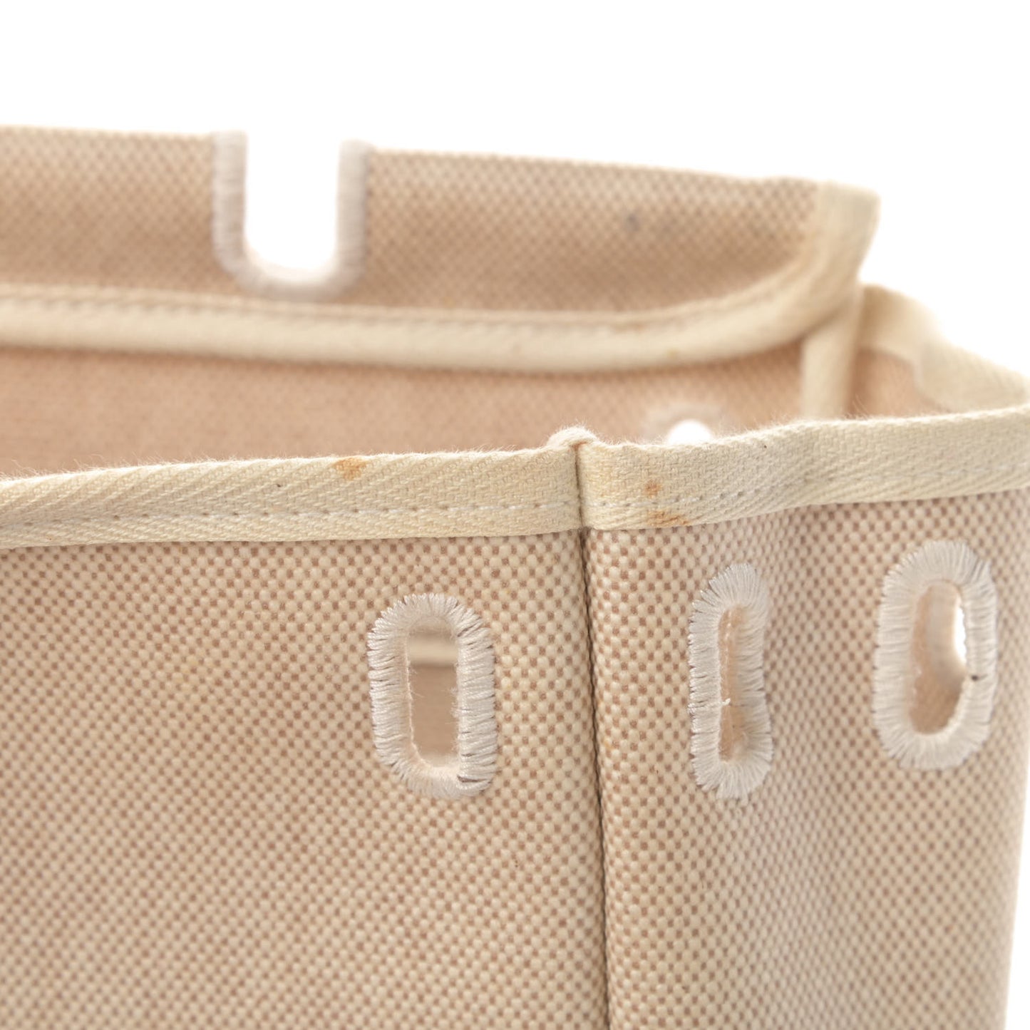 Toile Vache Calfskin Herbag 30 PM Black Natural