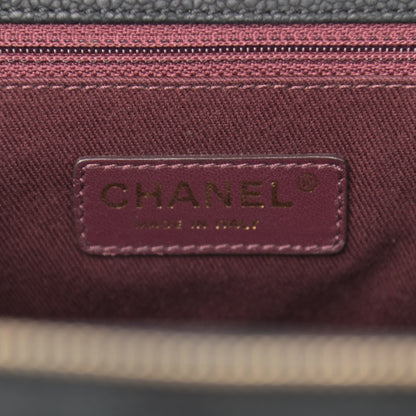 Chanel Iridescent Grained Calfskin Quilted Globe Trotter Vanity Case Black 6 of 12