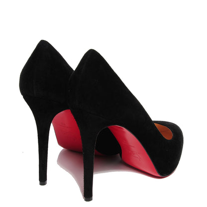 Christian Louboutin Suede New Declic 120 Pumps 40 Black 4 of 7