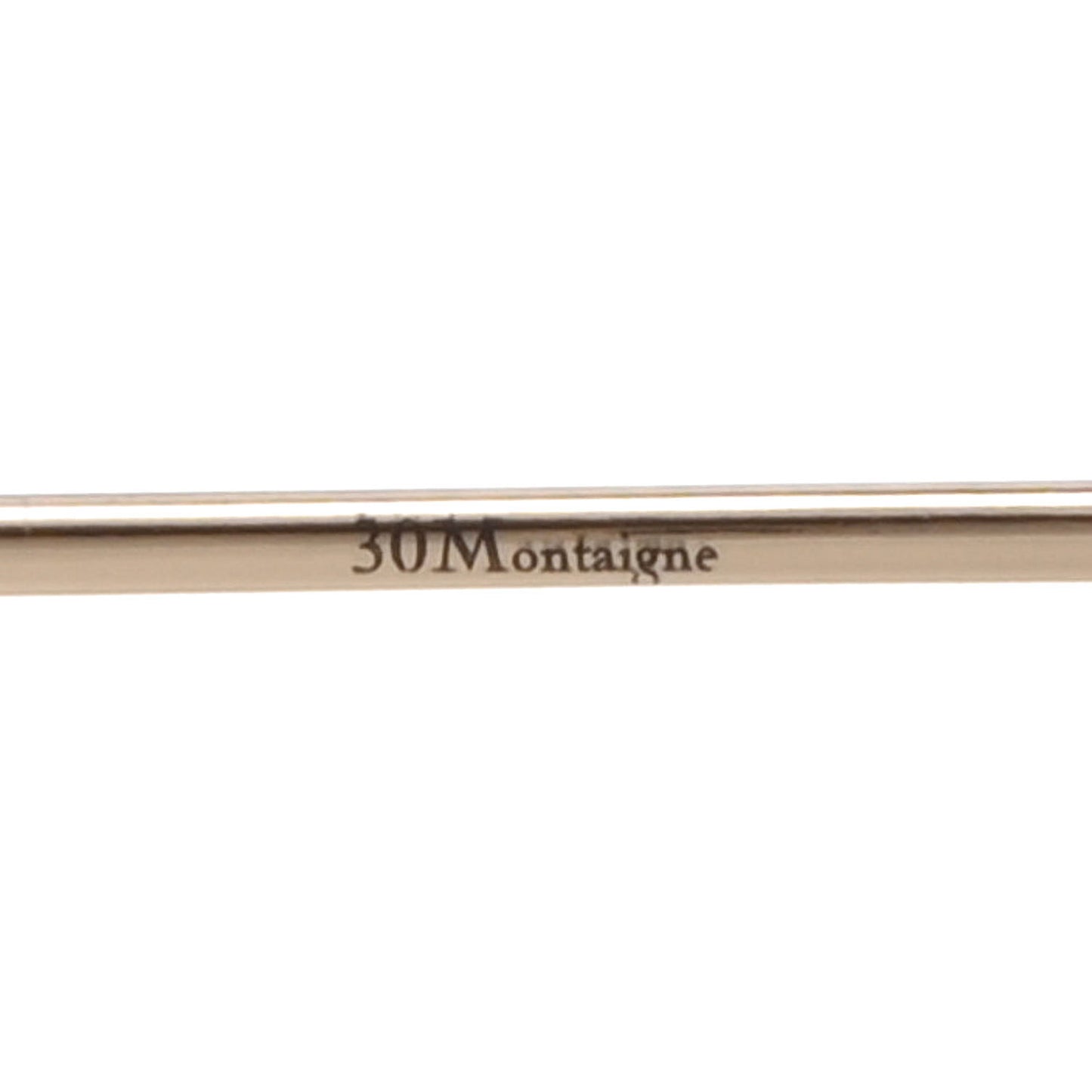 Acetate Square 30 Montaigne Sunglasses Black Gold