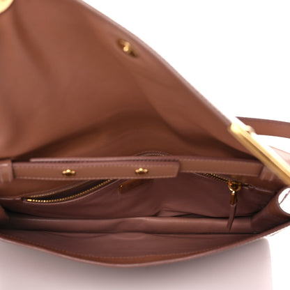 Prada Spazzolato Neiman Marcus Pochette Nudo 5 of 11