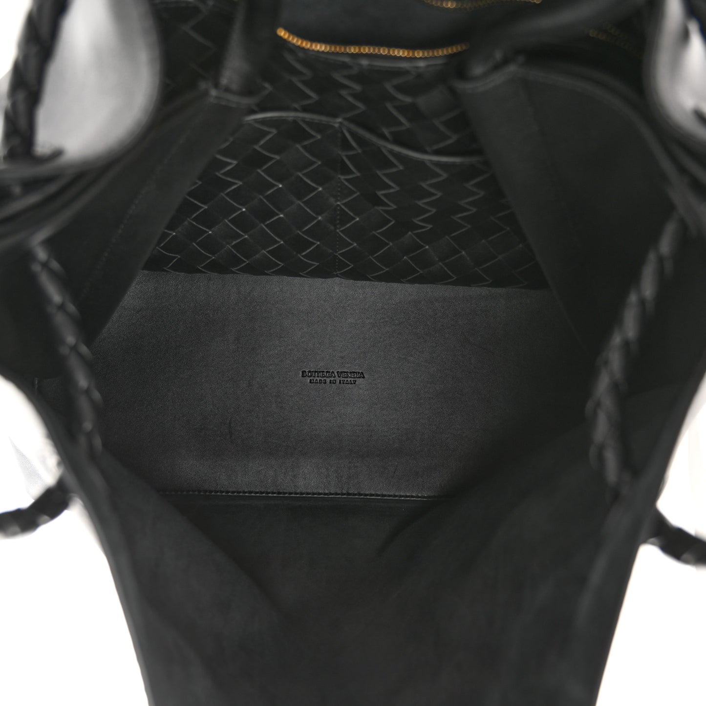 Silky Calfskin Large Andiamo Shoulder Bag Black