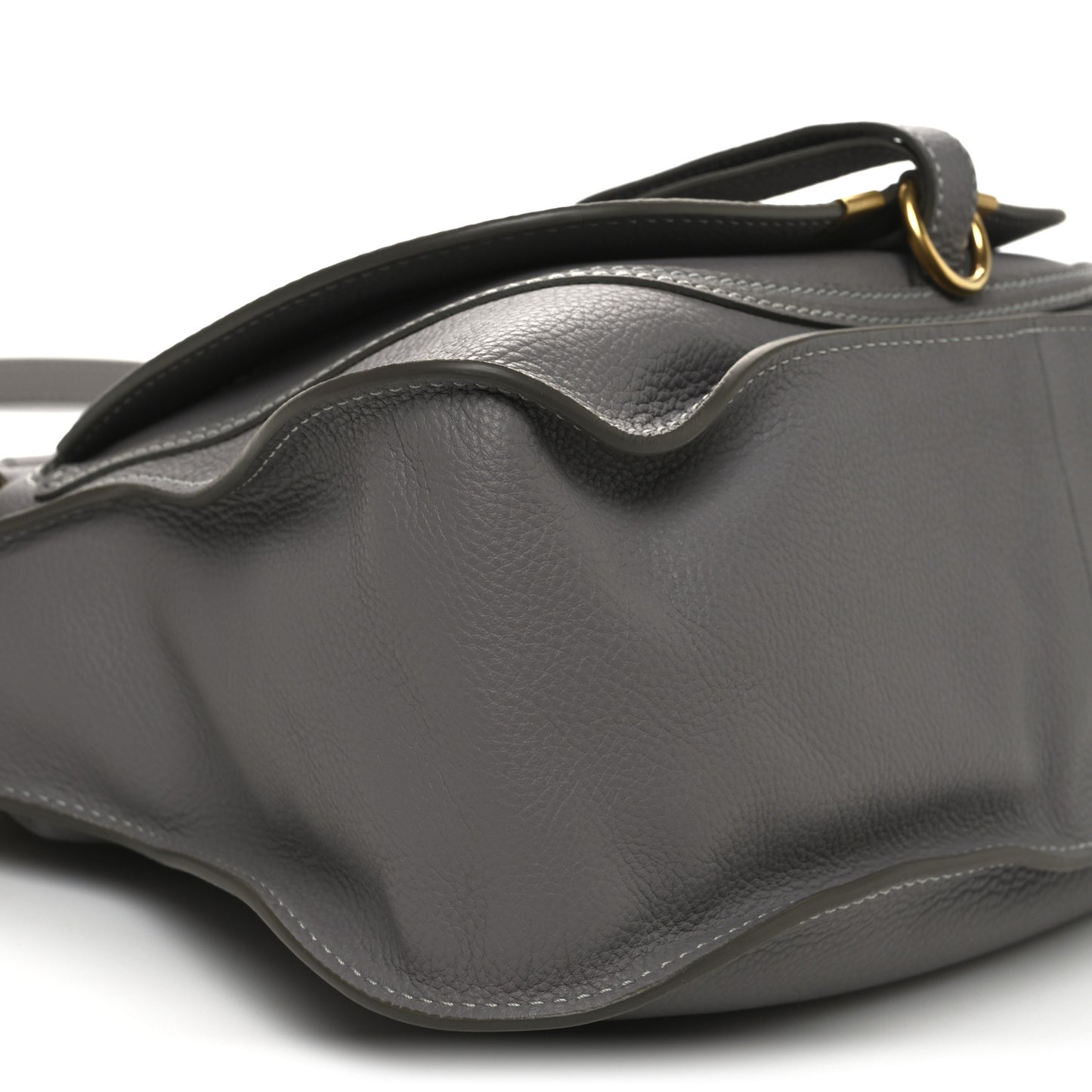 Calfskin Medium Marcie Satchel Cashmere Grey