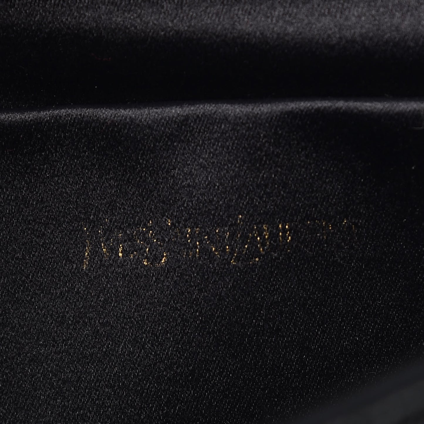 Textured Patent Monogram Large Belle De Jour Clutch Black