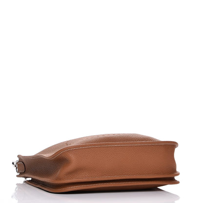 Hermes Taurillon Clemence Evelyne III PM Gold 4 of 8