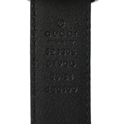 Gucci Calfskin G Cube 25mm Belt 85 34 Black 3 of 4