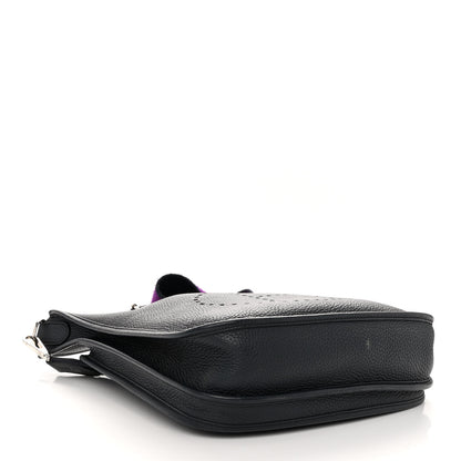 Hermes Taurillon Clemence Amazone Evelyne III GM Bleu Obscur Ultraviolet 4 of 11