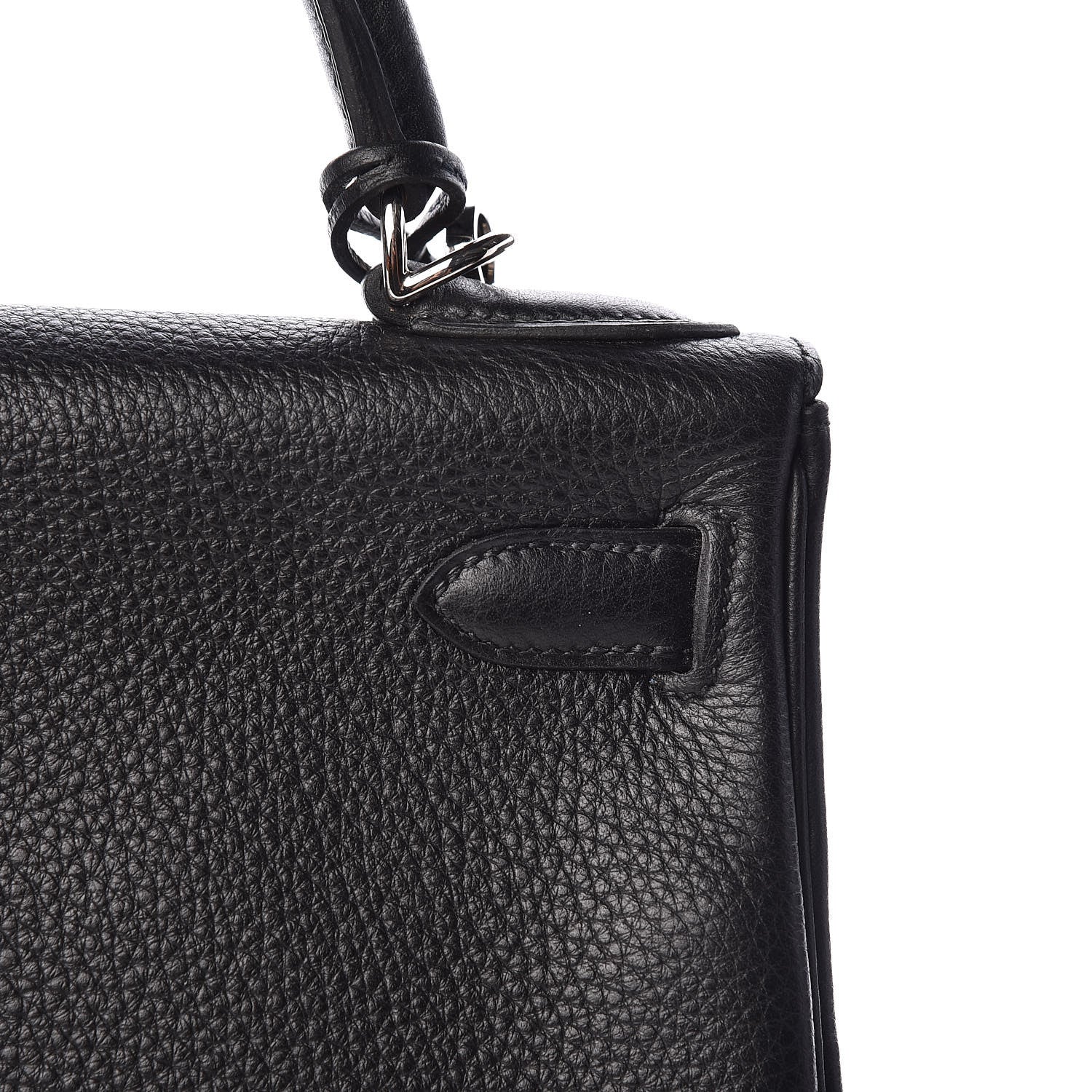 Hermes Togo Kelly Retourne 28 Black 38 of 39