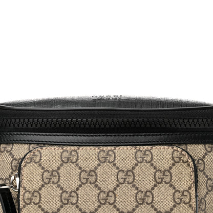 Gucci GG Supreme Monogram Belt Bag Black 8 of 12