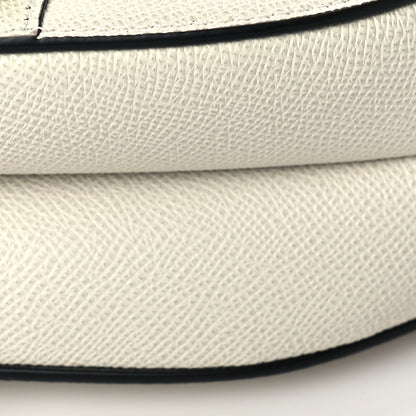 Christian Dior Grained Calfskin Mini Saddle Bag White 8 of 11