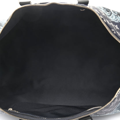 Louis Vuitton Savane Monogram Lion Chapman Keepall Bandouliere 55 Encre 5 of 9