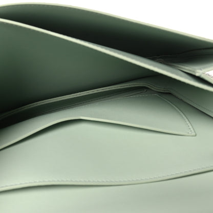 Bottega Veneta Snakeskin Mount Envelope Bag Green 5 of 9