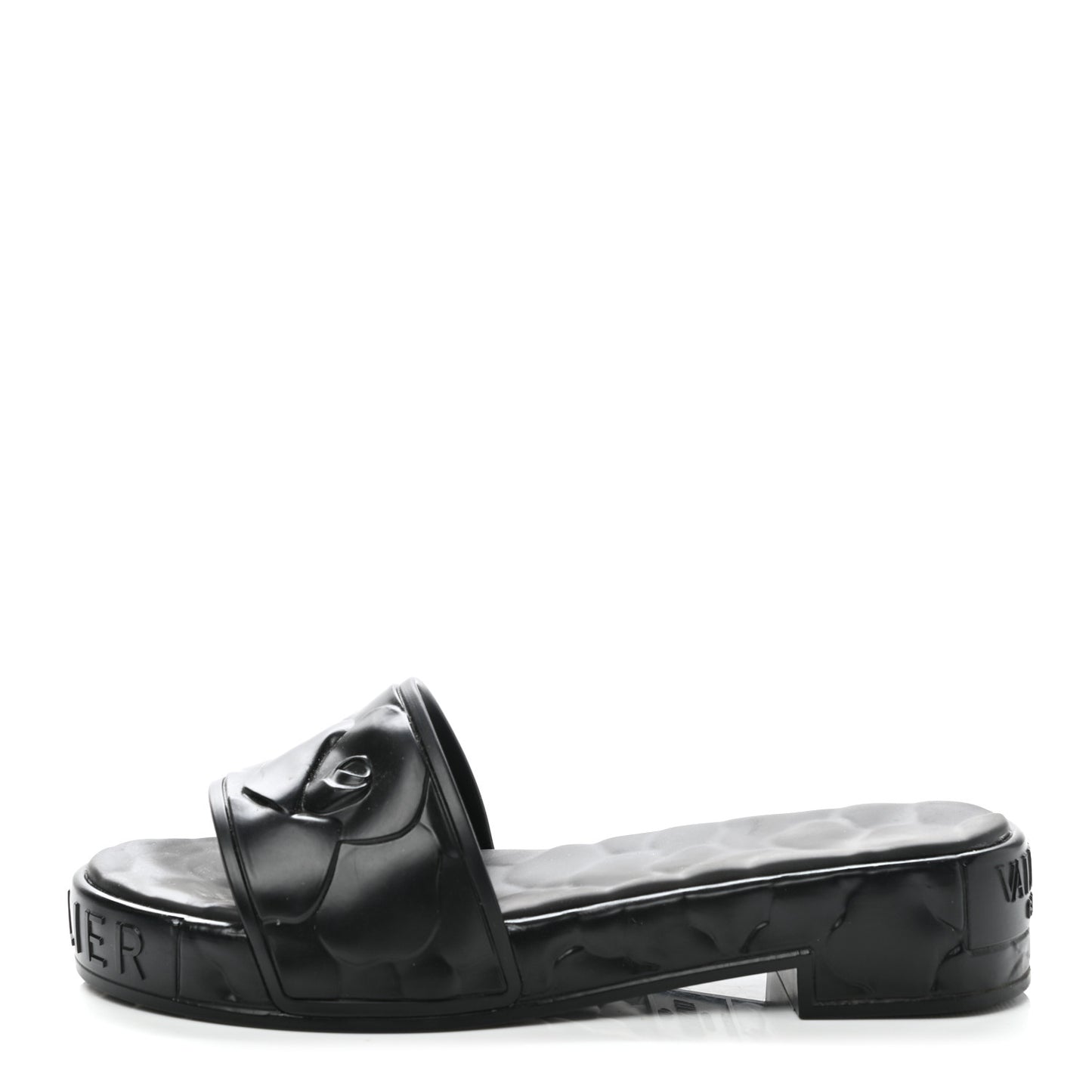 Rubber Atelier 03 Rose Edition 25/40mm Platform Slide Sandals 36 Black
