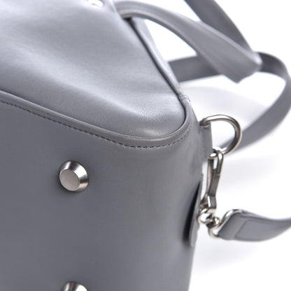 Balenciaga Calfskin M Triangle Duffle Gris Beton 9 of 13
