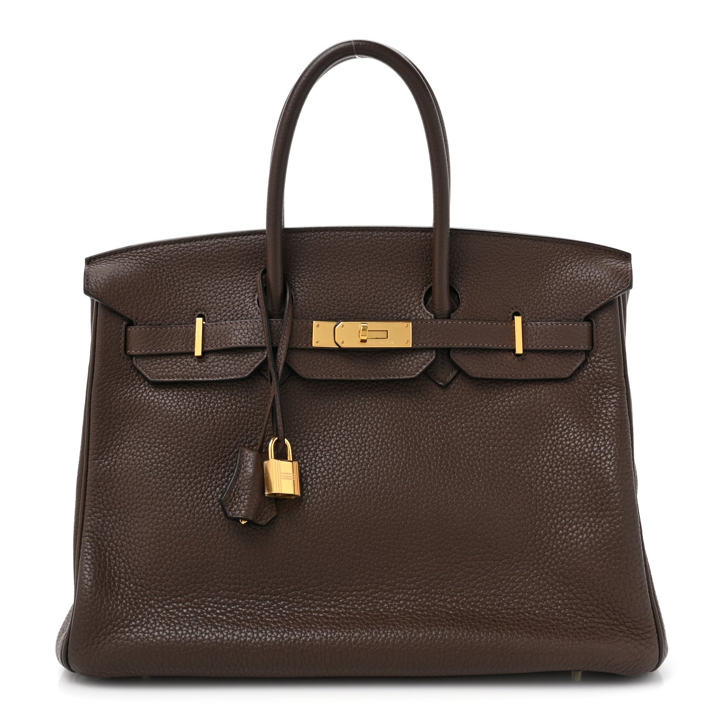 Taurillon Clemence Birkin 35 Chocolate