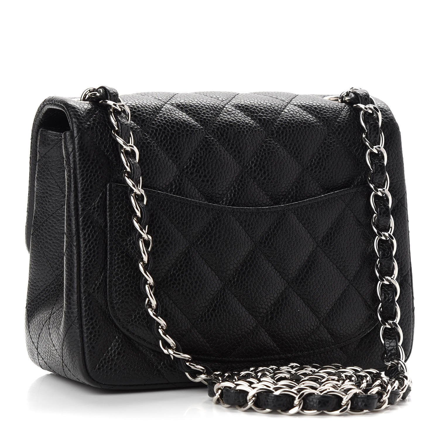 Chanel Caviar Quilted Mini Square Flap Black 3 of 9