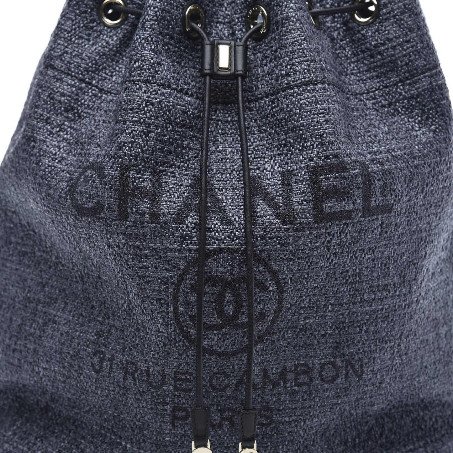 Canvas Medium Deauville Backpack Blue