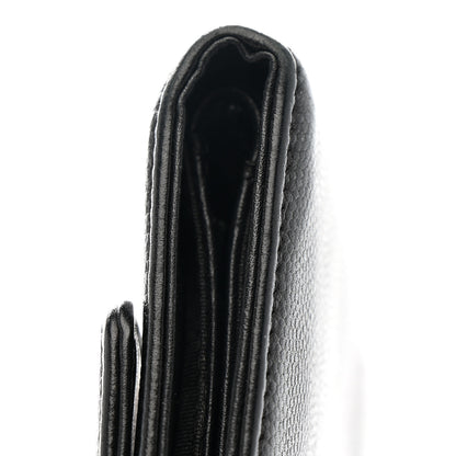 Chanel Caviar Sevruga Long Flap Wallet Black 10 of 12