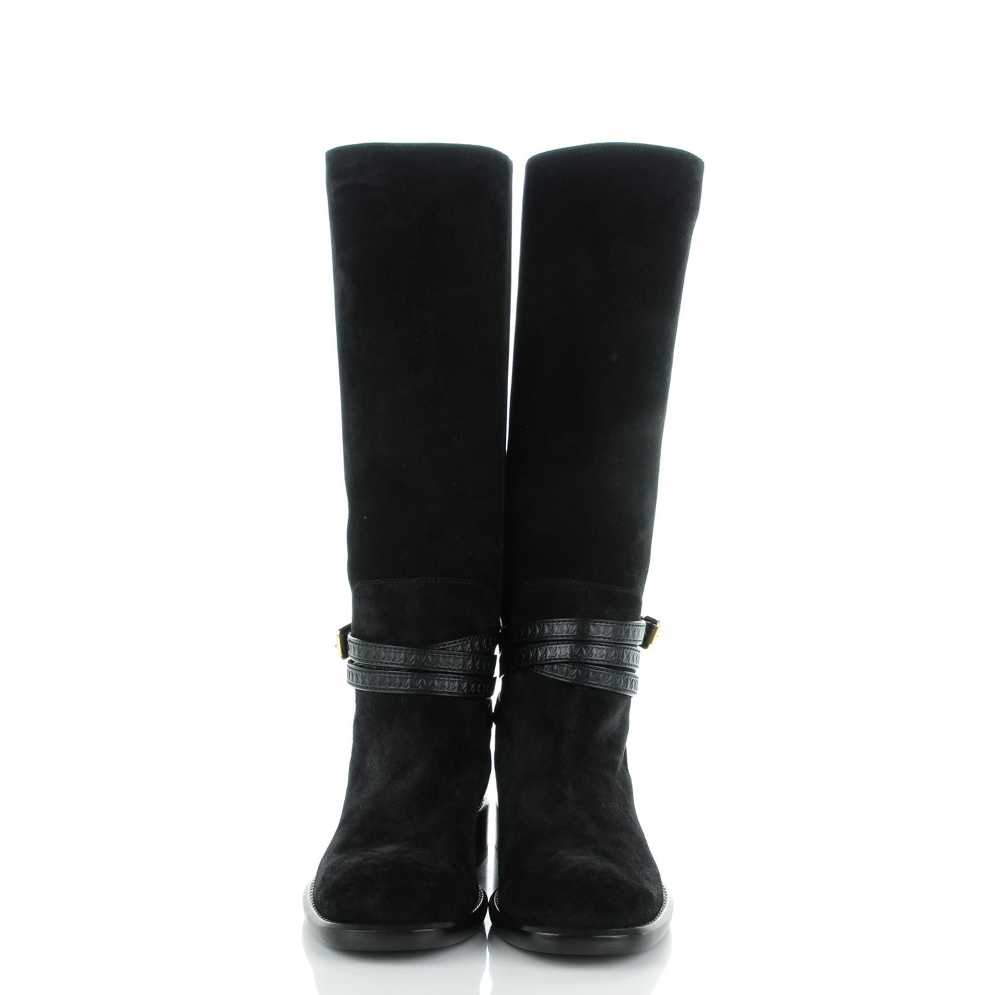 Suede Crossroads High Boot 38 Black