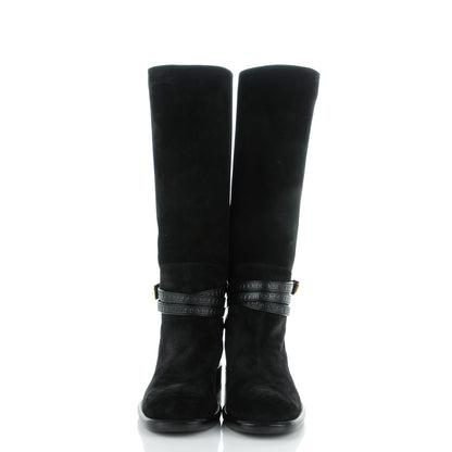 Louis Vuitton Suede Crossroads High Boot 38 Black 2 of 7