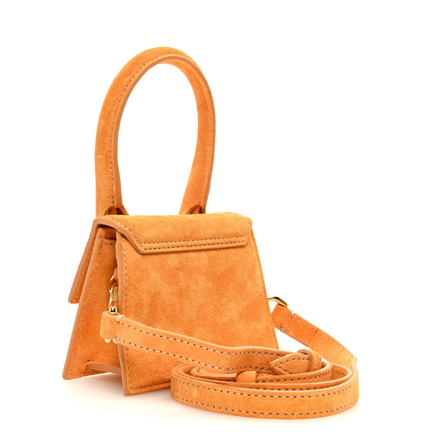 Jacquemus Suede Le Chiquito Light Orange 3 of 10