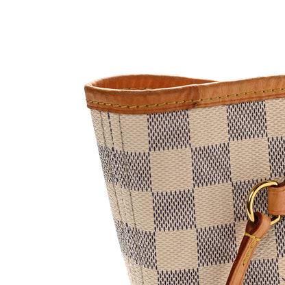 Louis Vuitton Damier Azur Neo Neverfull MM Rose Ballerine 12 of 12