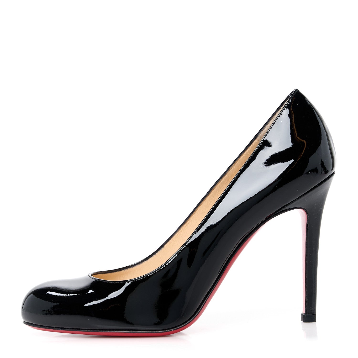Christian Louboutin Patent Simple 100 Pumps 37 Black 1 of 9