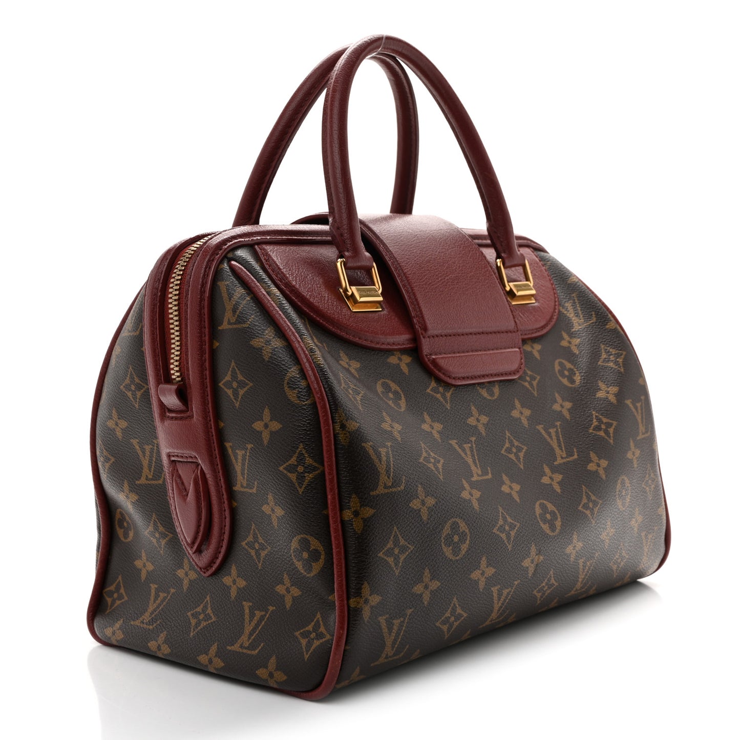 Monogram Golden Arrow Speedy Burgundy
