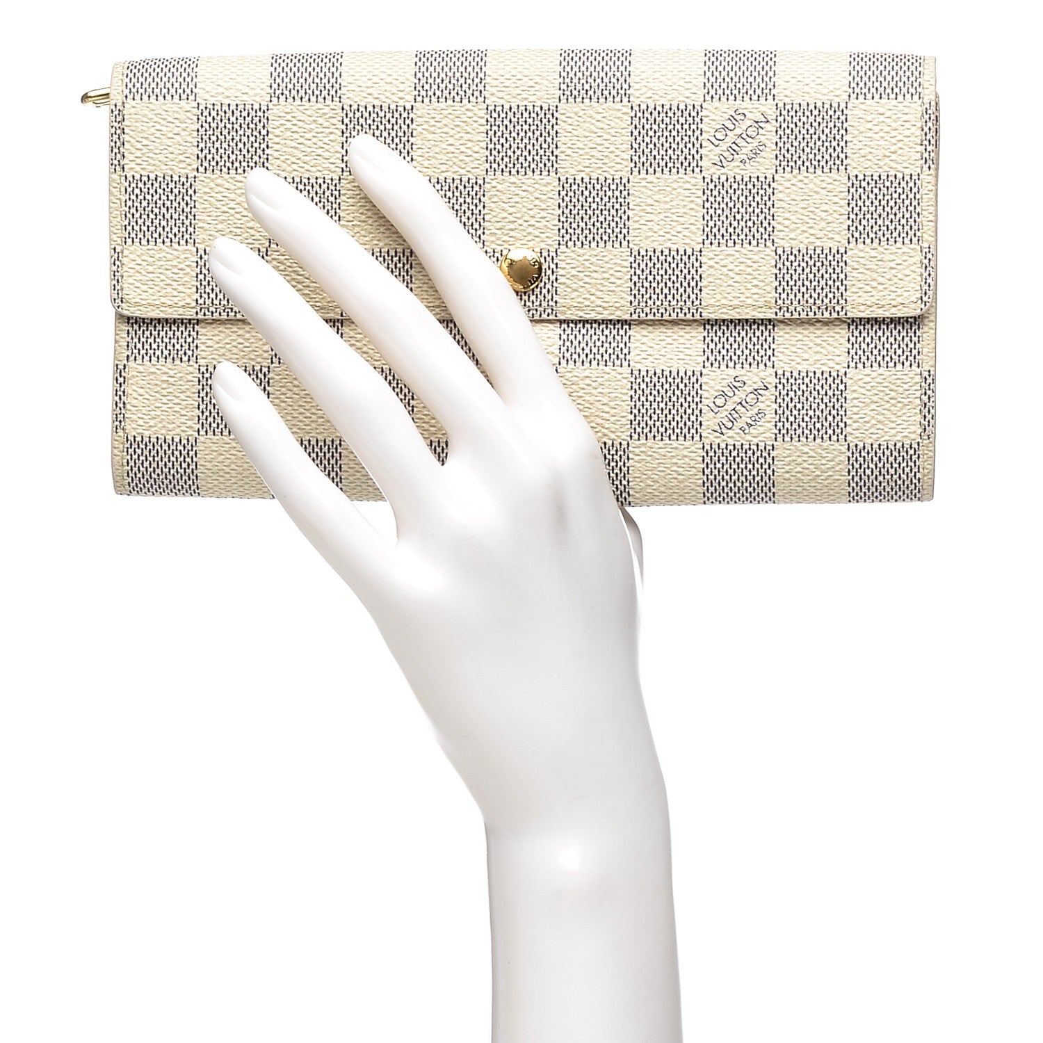 Louis Vuitton Damier Azur Sarah Wallet 2 of 7