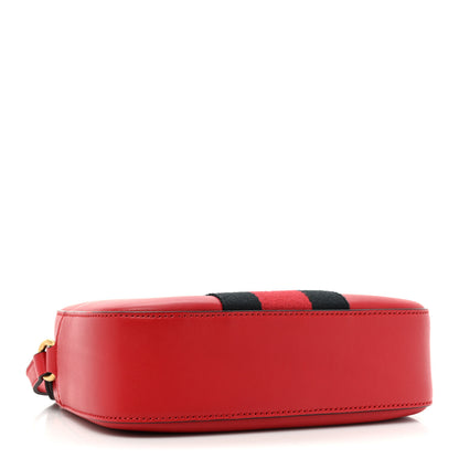 Gucci Calfskin Web Small Webby Bee Shoulder Bag Red 4 of 13