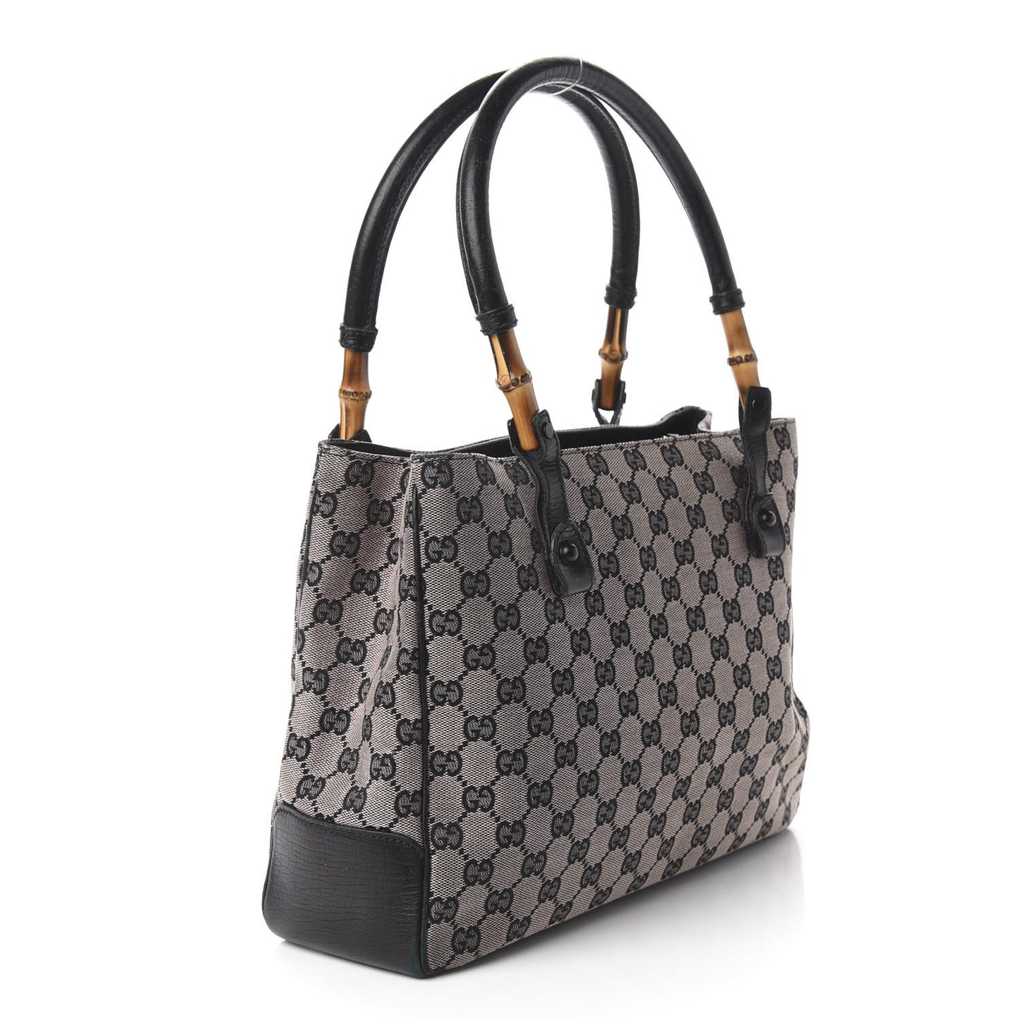 Monogram Small Bamboo Tote Navy