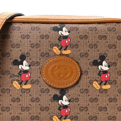 Gucci X DISNEY Mini Vintage GG Supreme Monogram Mickey Mouse Shoulder Bag Beige Vintage Sun Oil 8 of 10