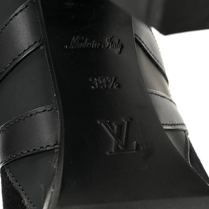 Louis Vuitton Suede Calfskin Monogram Star Trail Ankle Boots 39.5 Black 8 of 8