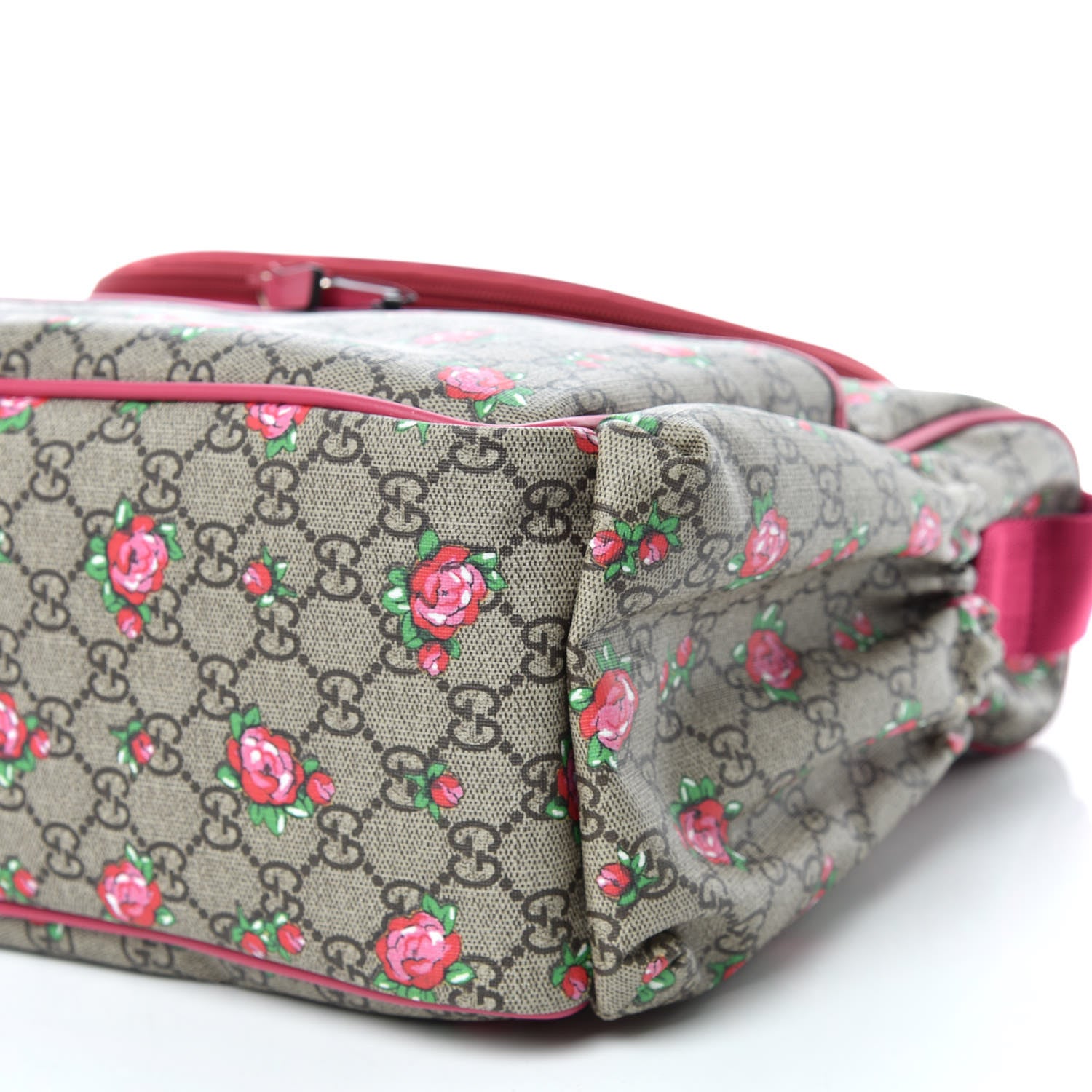 Gucci GG Supreme Monogram Rose Bud Diaper Bag Pink 6 of 11