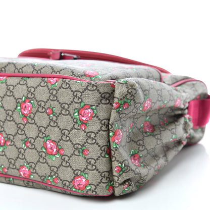 Gucci GG Supreme Monogram Rose Bud Diaper Bag Pink 6 of 11