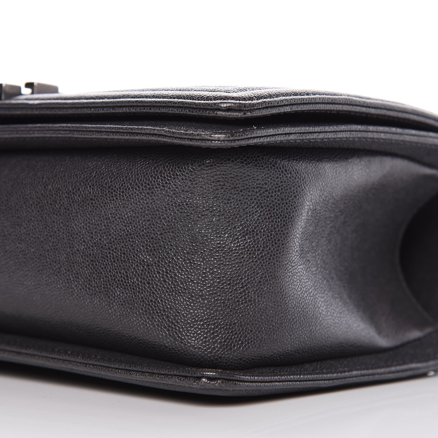 Chanel Caviar Quilted Medium Boy Flap Grey 10 of 10