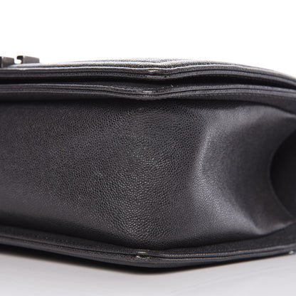Chanel Caviar Quilted Medium Boy Flap Grey 10 of 10