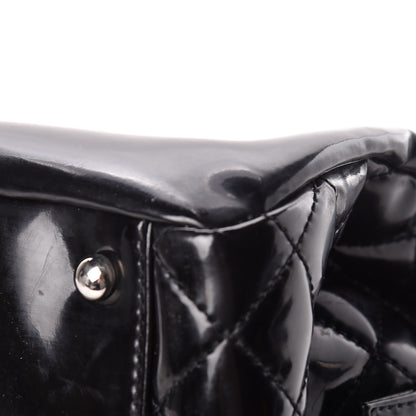 Chanel Vinyl Lipstick Ligne Tote Black 12 of 20